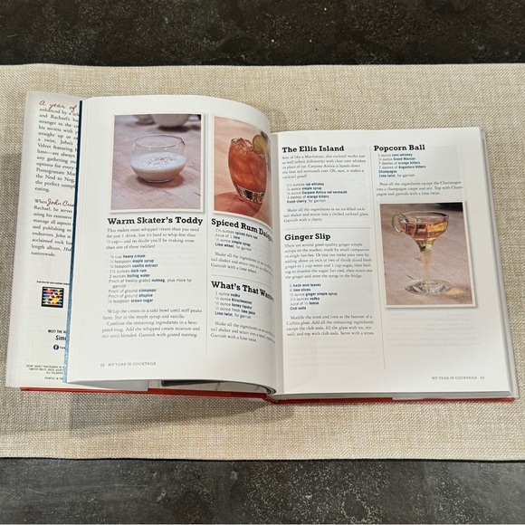 My Year in Meals by Rachael Ray Hardcover Cook Book & My Year In Cocktails - Picture 6 of 7